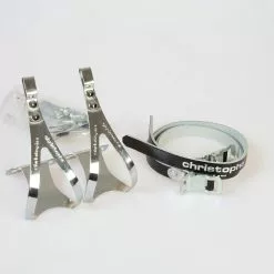 NOS Vintage Christophe Tåclips Og Læder Remme Sæt . Str M -Cykler Salg 2020 03 21 01.22.12 1