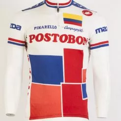 Cykler Salg 17 Vintage Pinarello Postobon Trøje. Str. Small / Medium